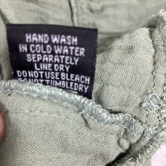 BOHO ME Dress Maxi Cotton Crochet Adjustable Straps Sundress Size Medium Cottage - Picture 8 of 11